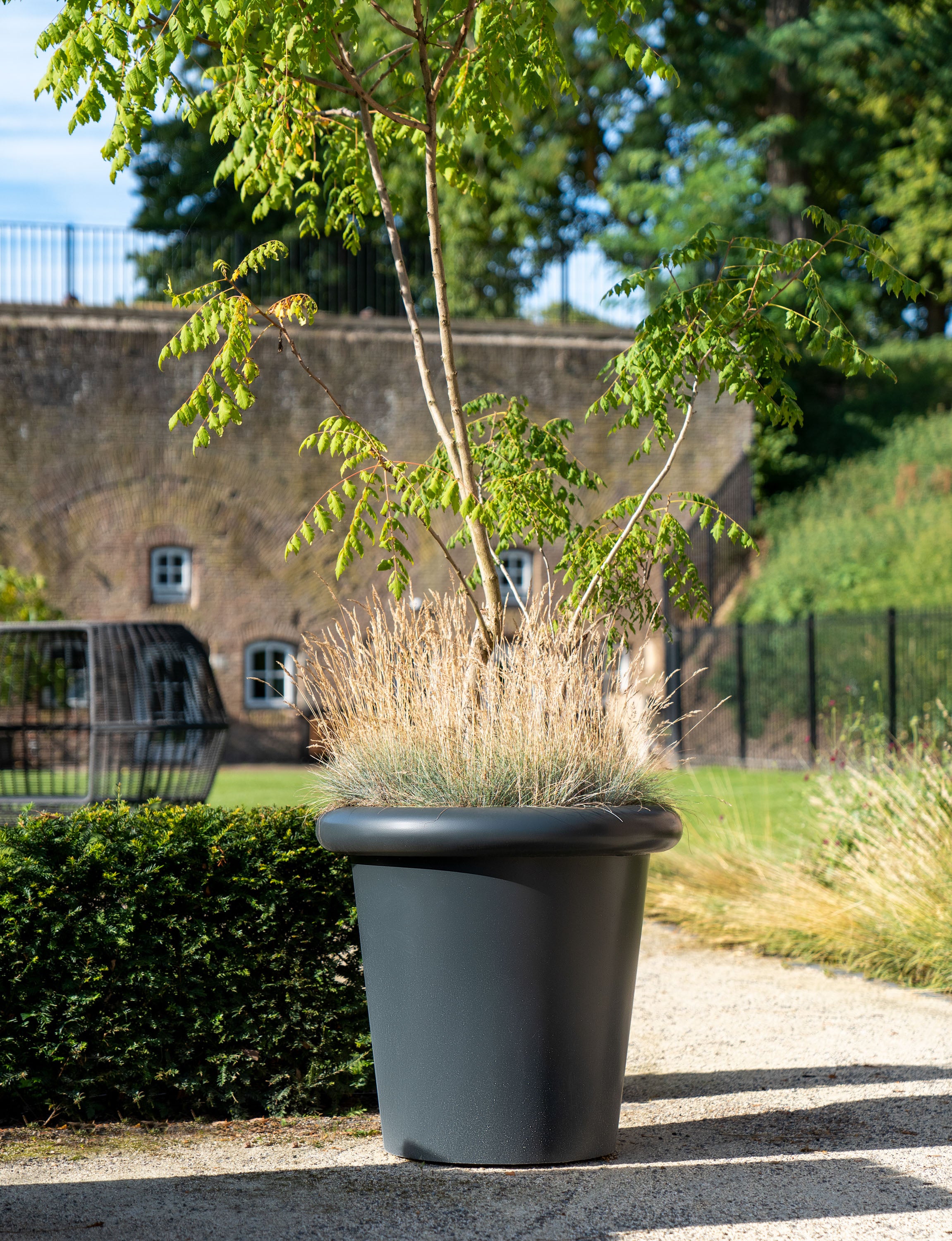 Tube Coated Steel Planter