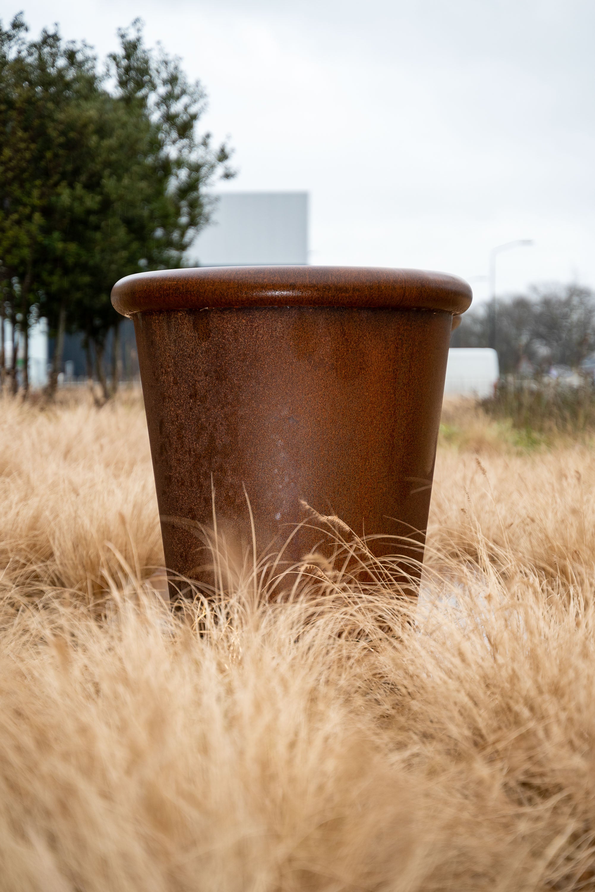 Tube Corten Planter
