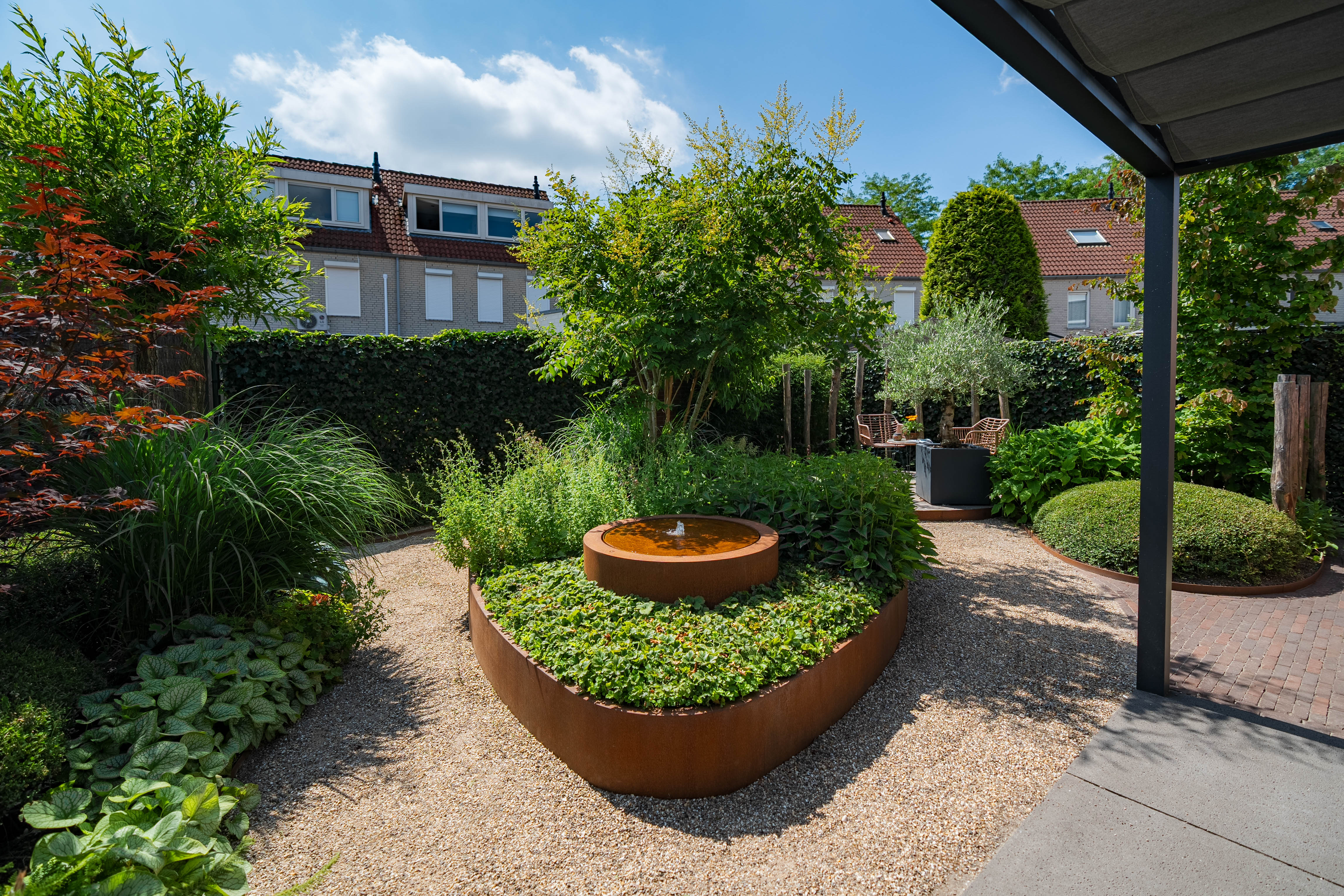Corten Retaining Wall 600 Curves