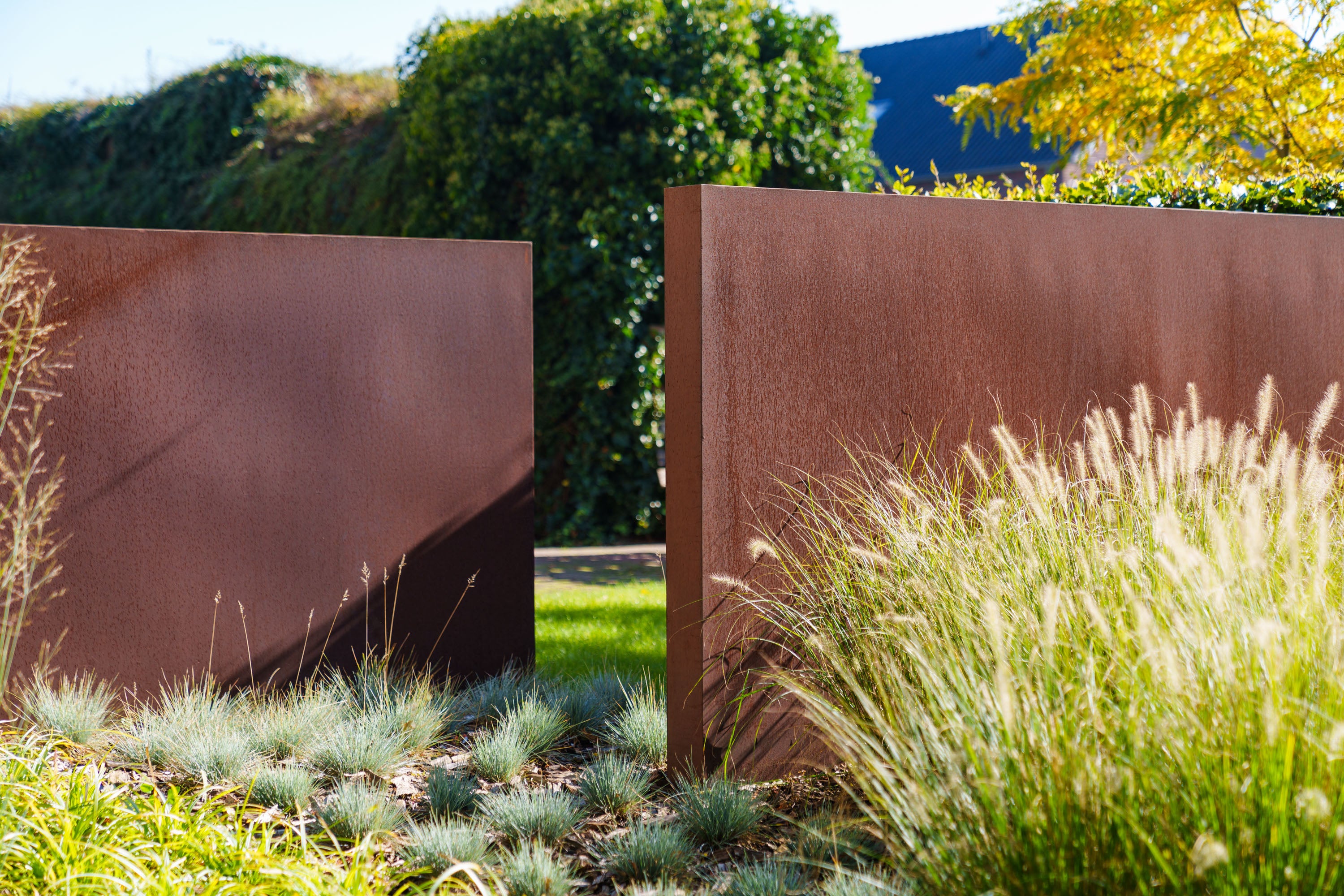 Corten Feature Wall