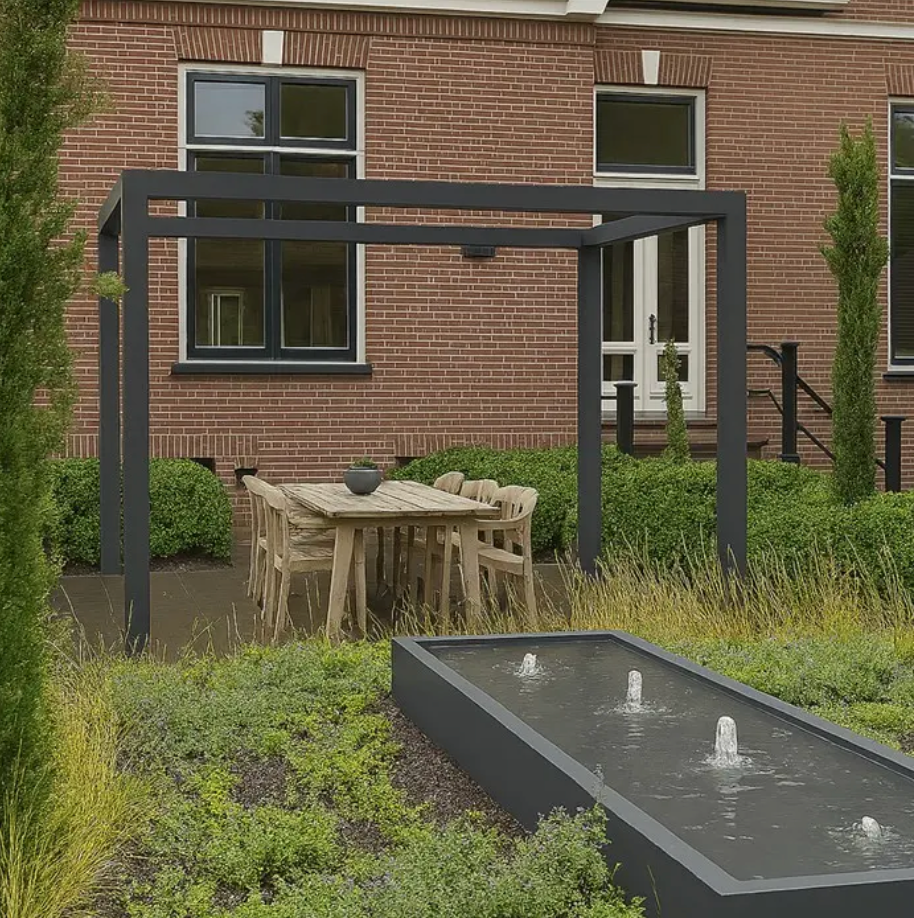 Pergola Frame Coated Steel