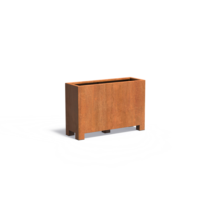 Carrez Corten Trough with Feet