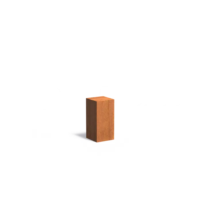 Corten Pedestal Tall