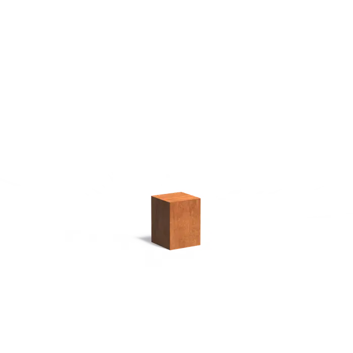 Corten Pedestal Tall