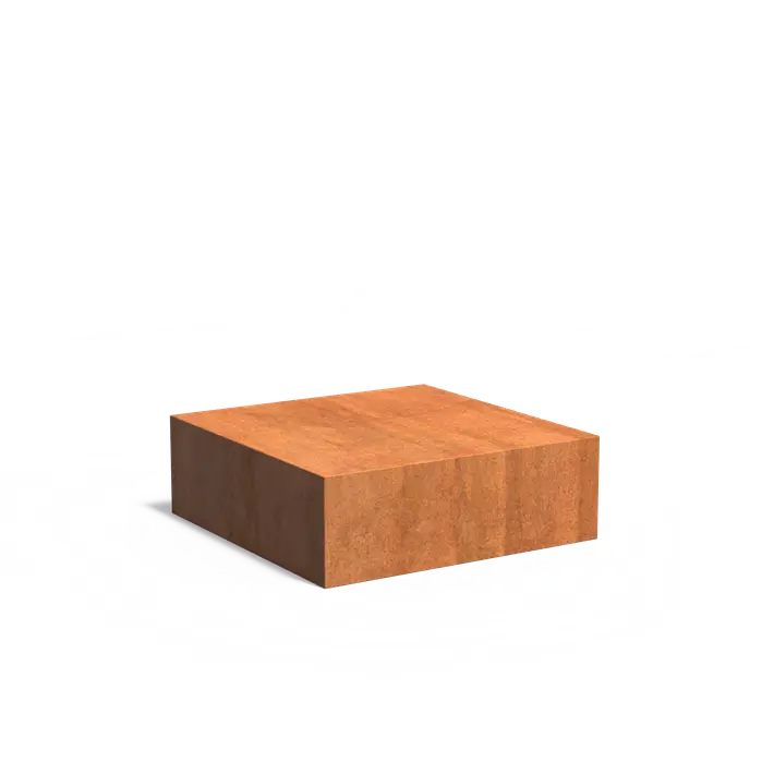 Corten Pedestal Low