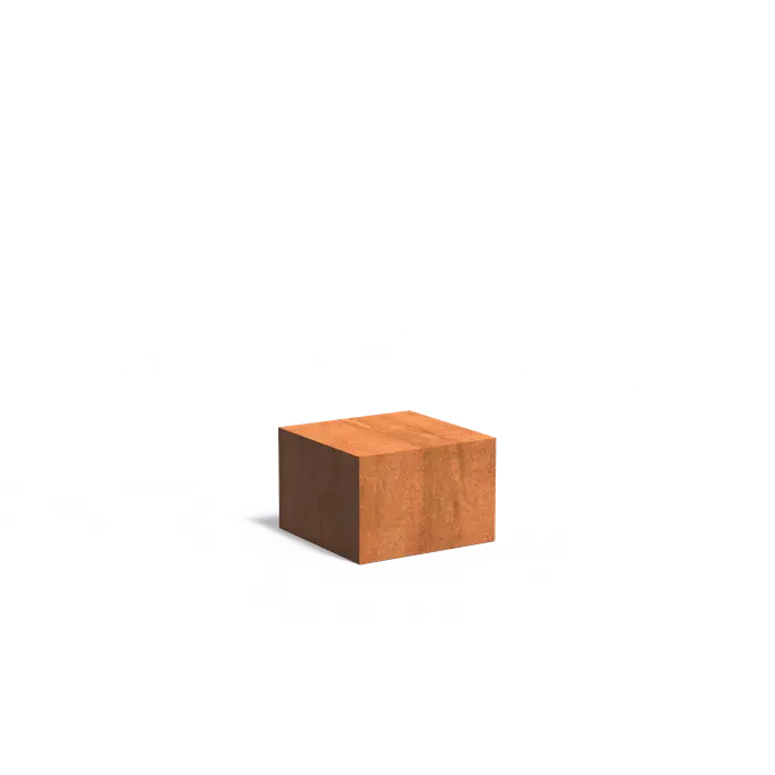 Corten Pedestal Low