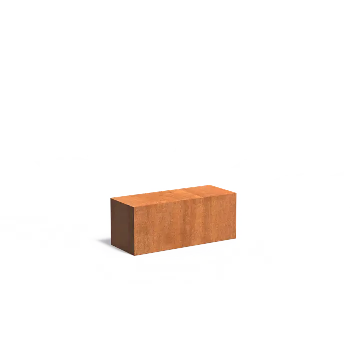Corten Pedestal Low
