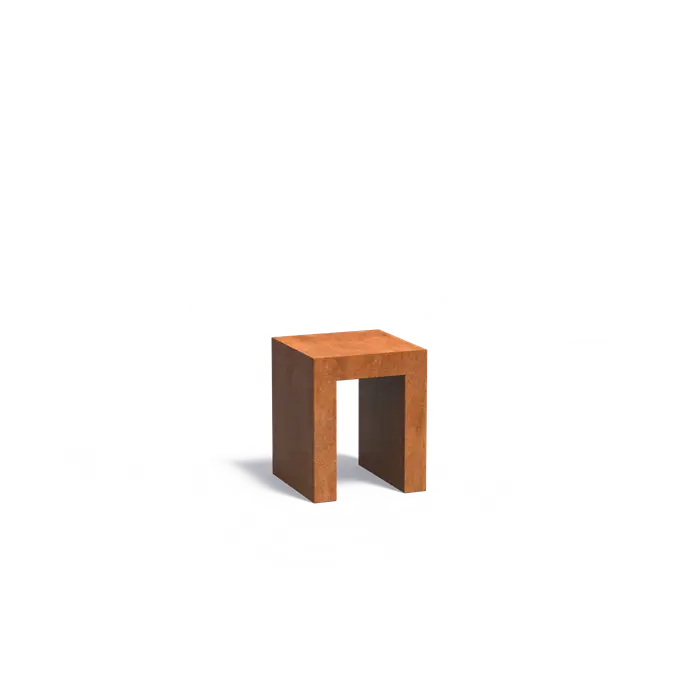 Socle Corten Pedestal U Shaped
