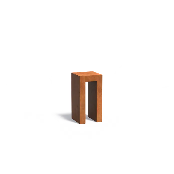 Socle Corten Pedestal U Shaped