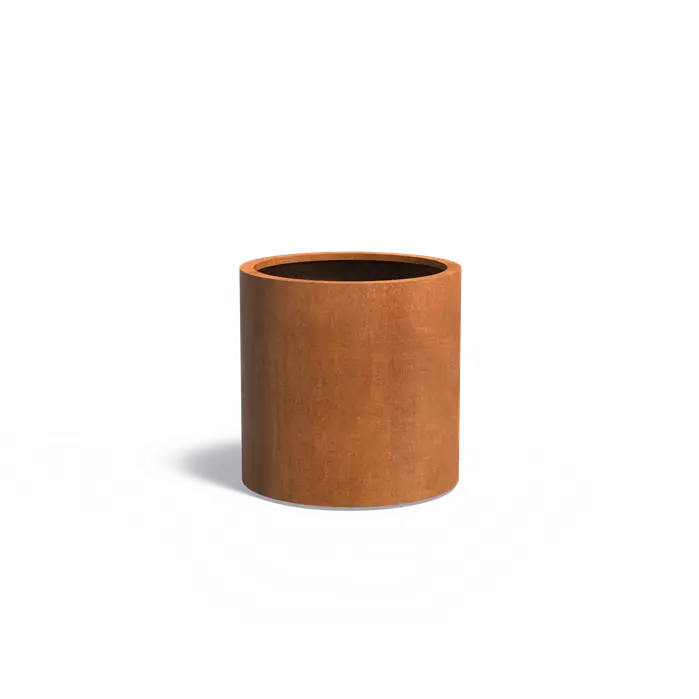 Circum Corten Planter with wheels