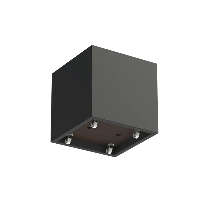 Carrez Fibreglass Cube Planter with Wheels