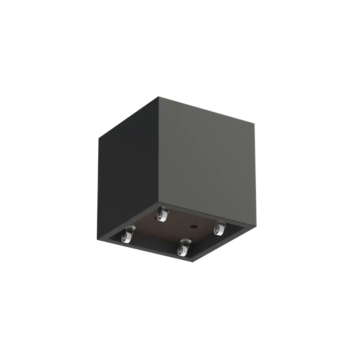 Carrez Fibreglass Cube Planter with Wheels