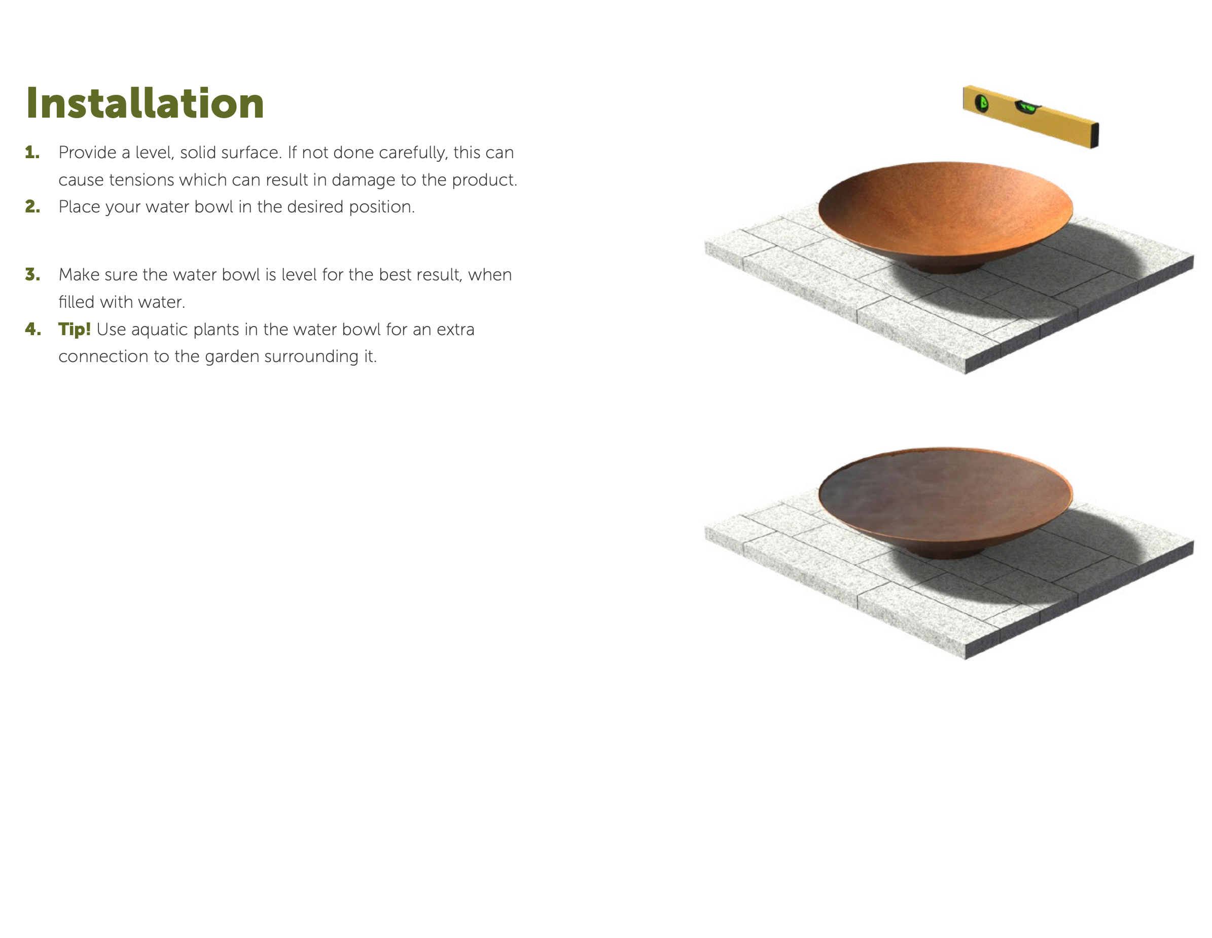 Water Bowl - Steel