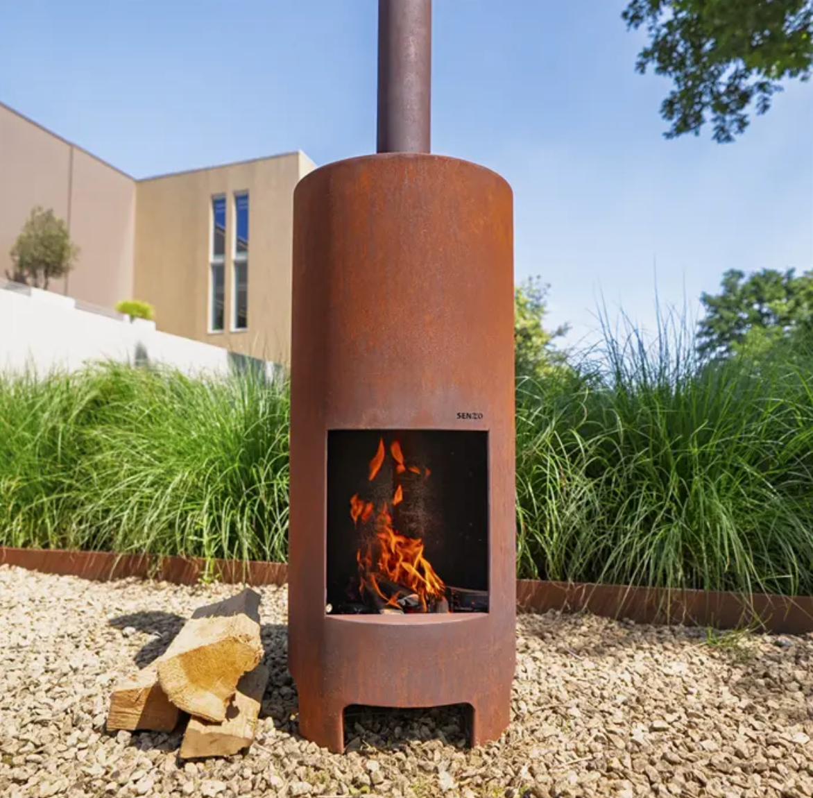 Senzzo Carpa Outdoor Fireplace