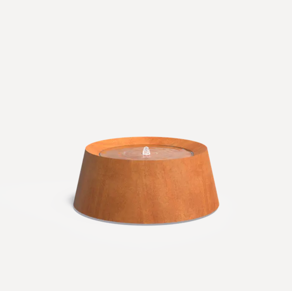 Cove Corten Round Water Table