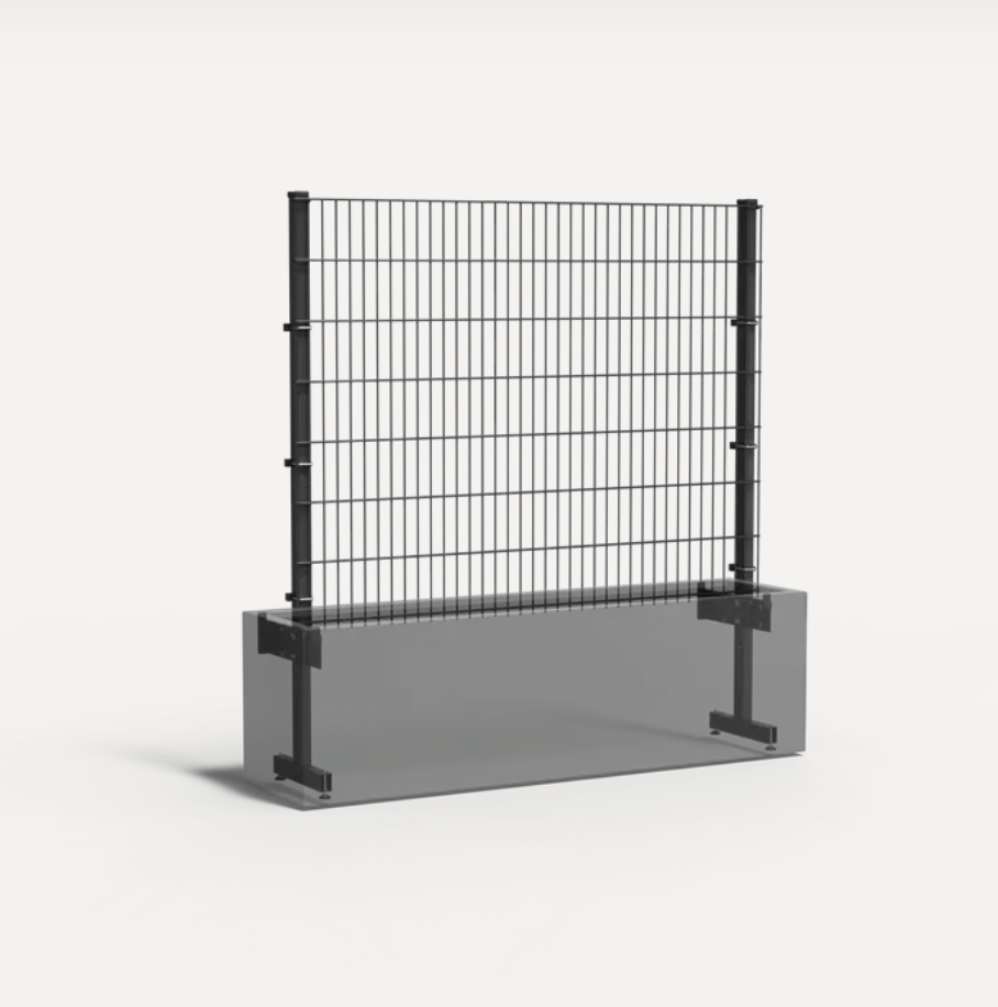 Coated Steel Trellis Living Wall
