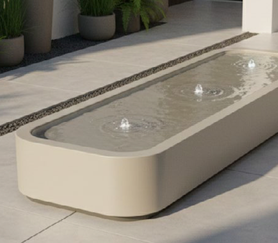 Designer Aluminium Water Table