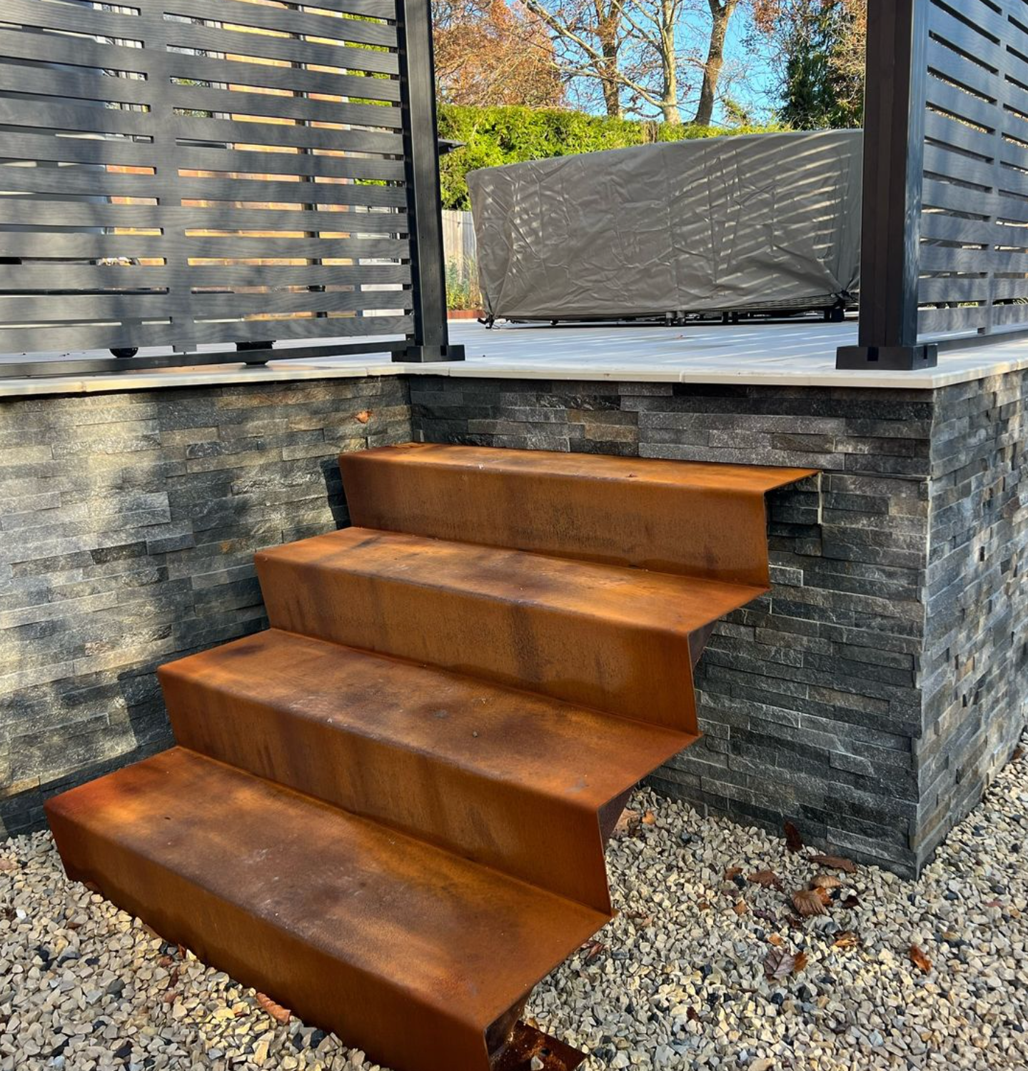 Corten Steel Stairs
