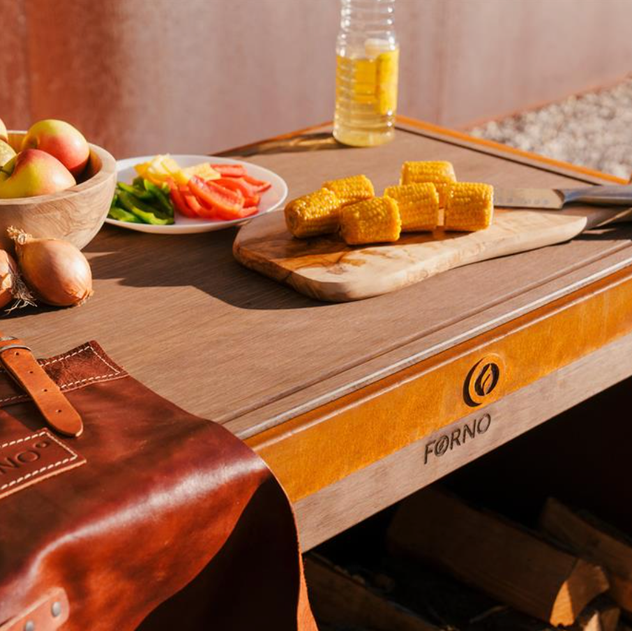 preparation area for a outdoor kitchen