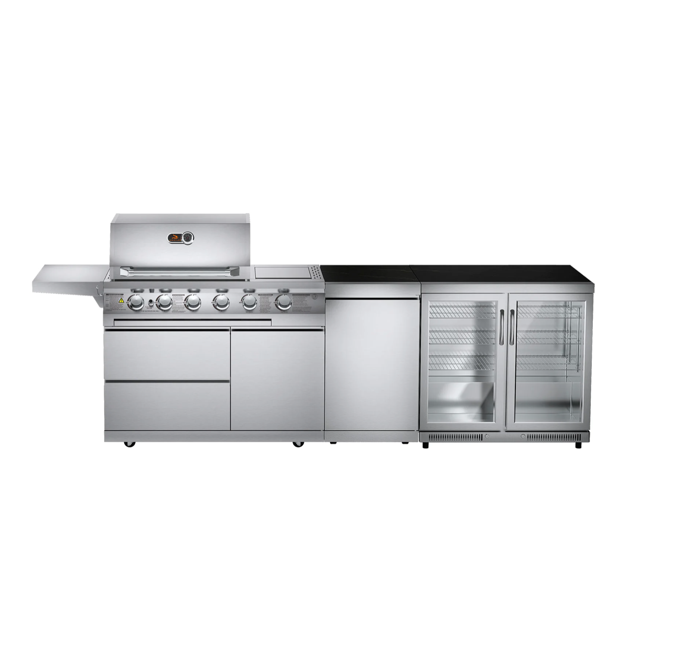 picture of the 4 burner blockely outdoor kitchen