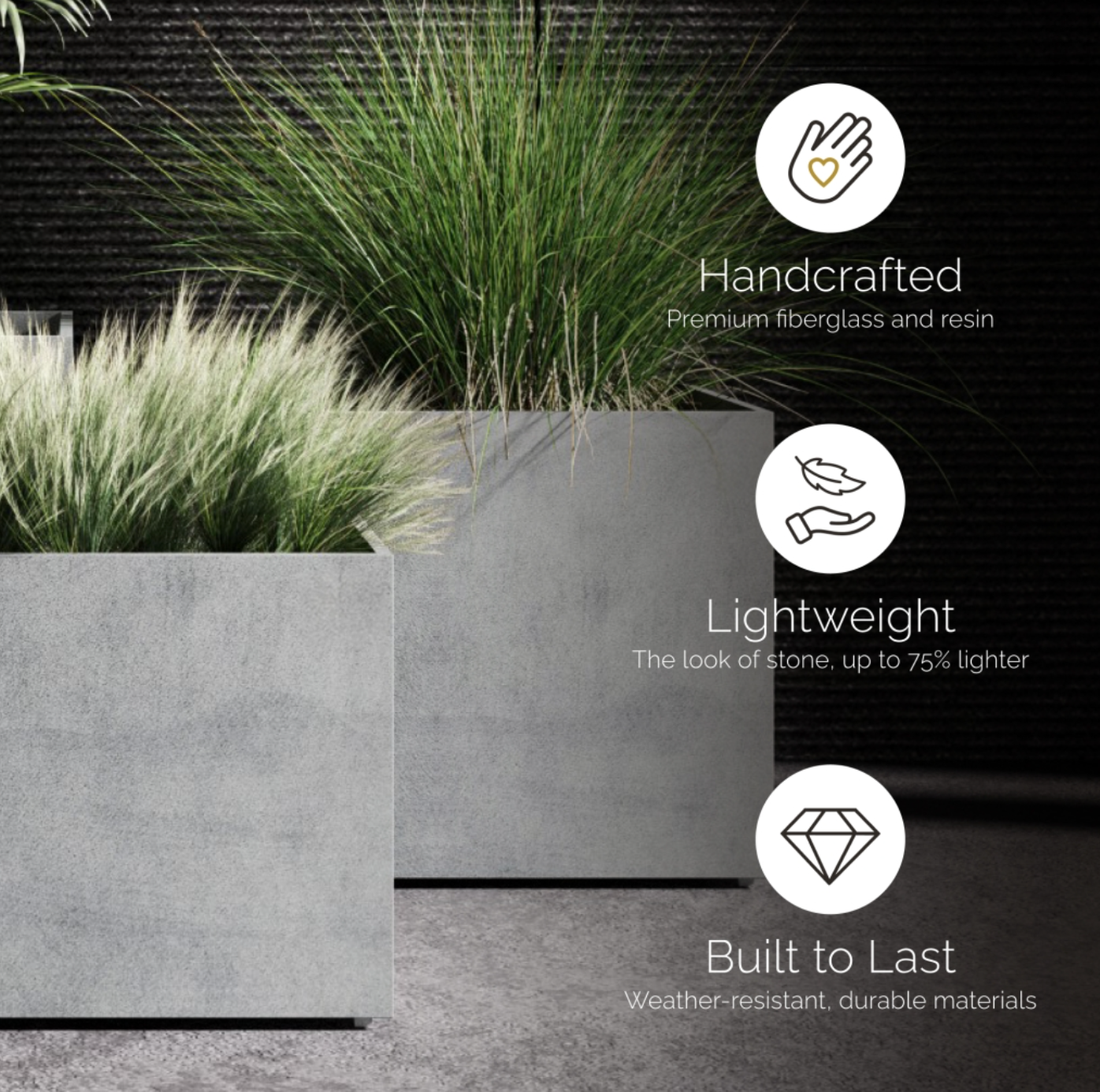 Reglito Cohesa Cube Planter