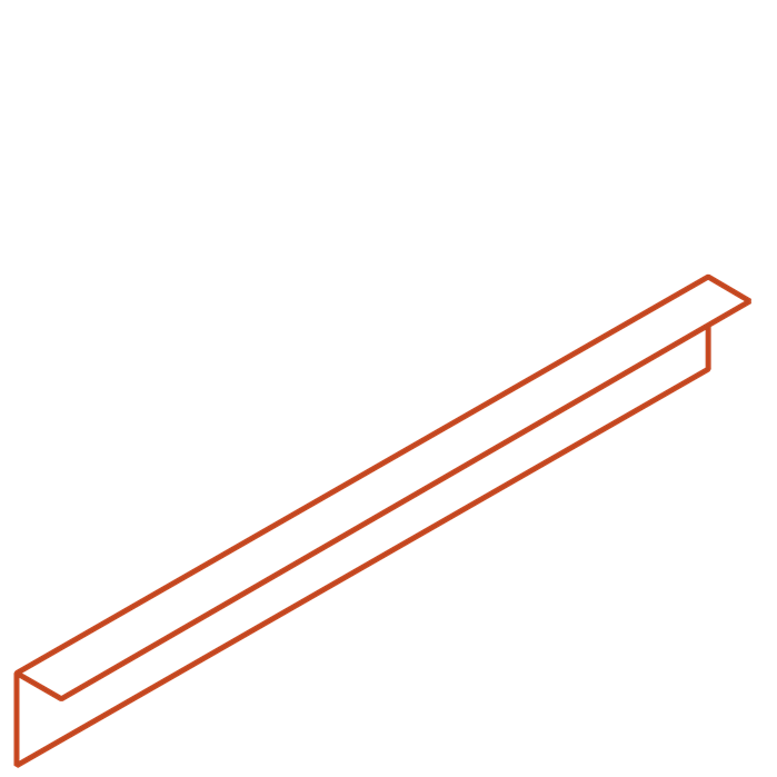 Angle Corten Garden Edging