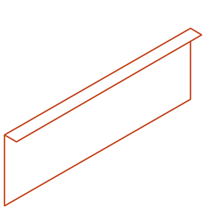 Angle Corten Garden Edging
