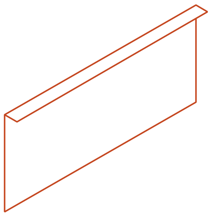 Angle Corten Garden Edging
