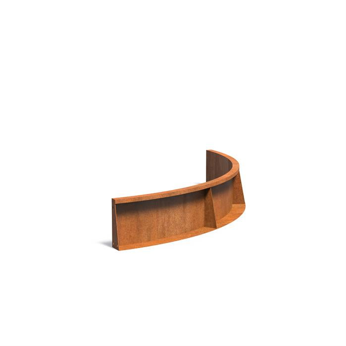 Corten Retaining Wall 300 Curved
