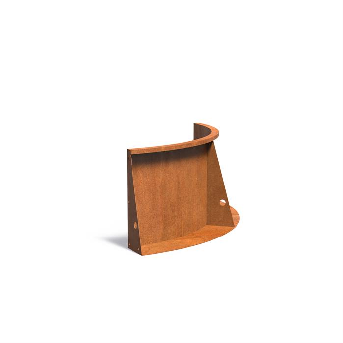 Corten Retaining Wall 600 Curves