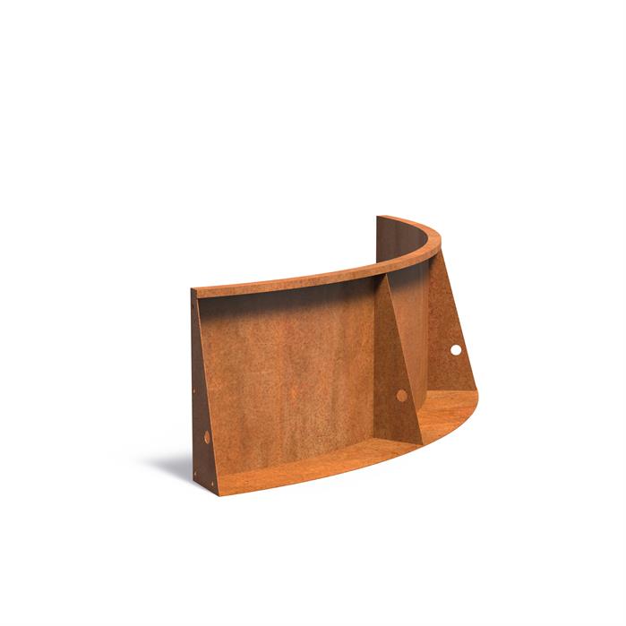 Corten Retaining Wall 600 Curves