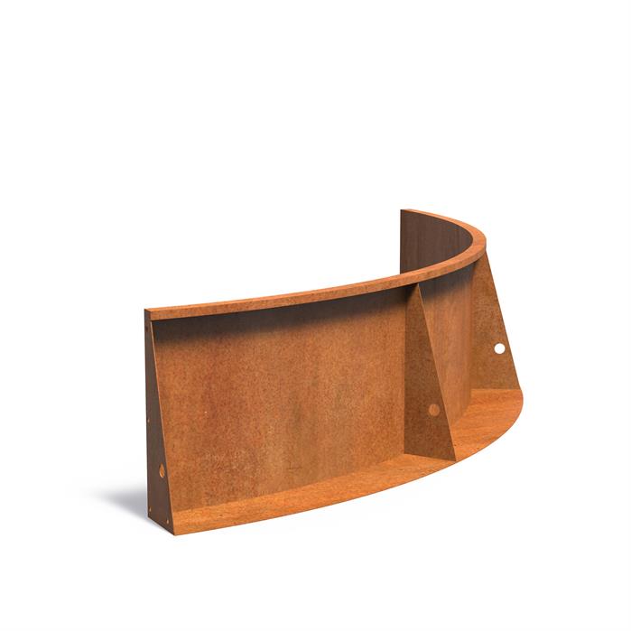 Corten Retaining Wall 600 Curves