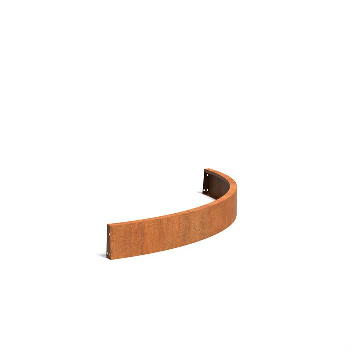 Curved Corten Retaining Wall 200