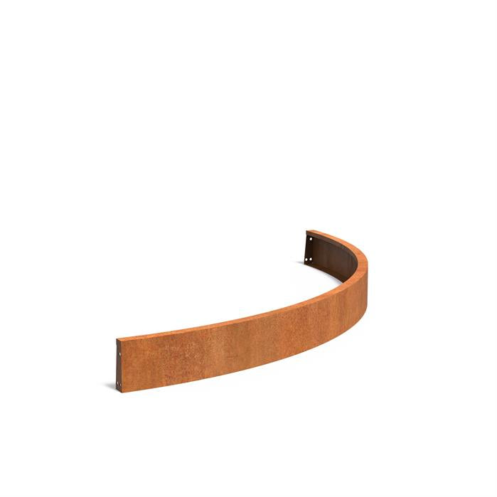 Curved Corten Retaining Wall 200
