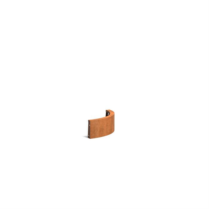 Curved Corten Retaining Wall 200