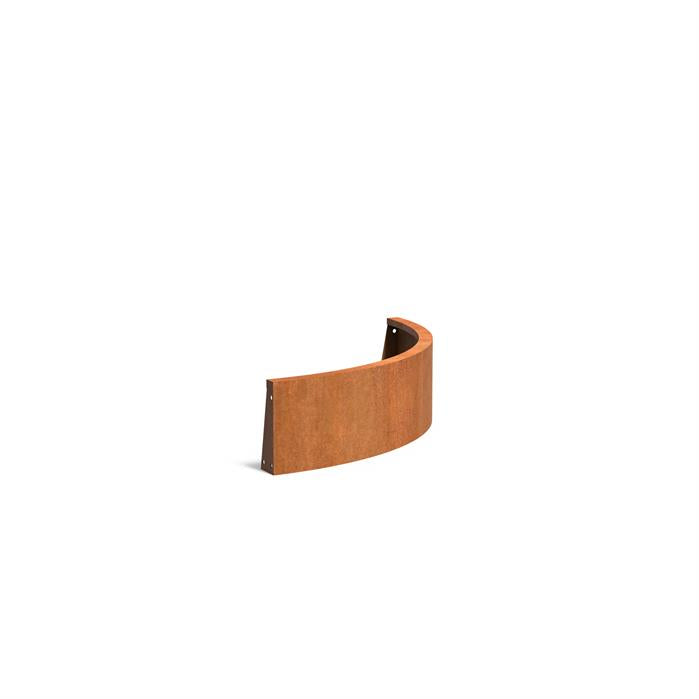 Corten Retaining Wall 300 Curved