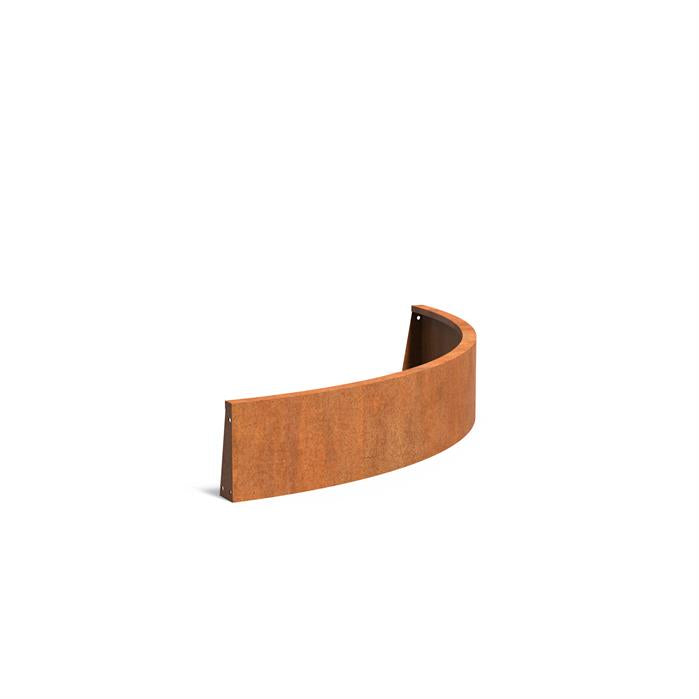 Corten Retaining Wall 300 Curved