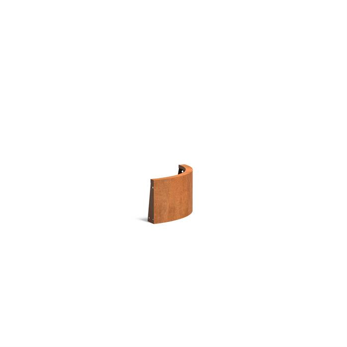Corten Retaining Wall 300 Curved
