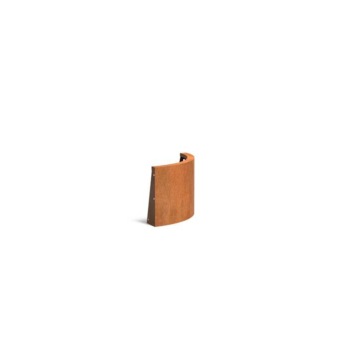 Corten Retaining Wall 400 Curved