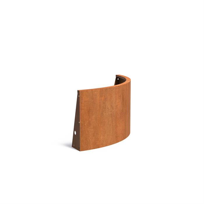 Corten Retaining Wall 600 Curves