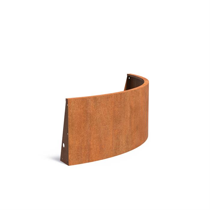 Corten Retaining Wall 600 Curves