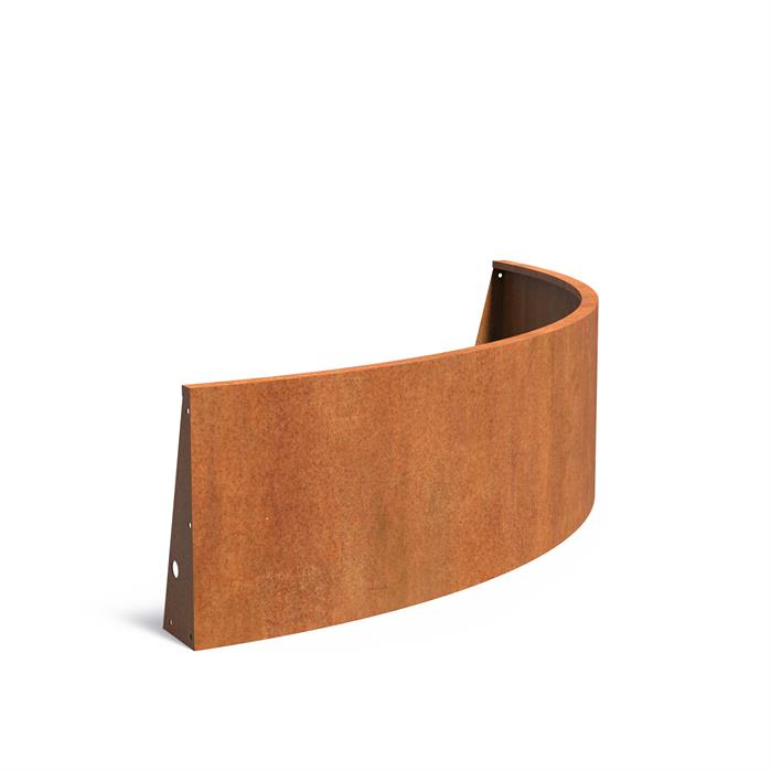 Corten Retaining Wall 600 Curves