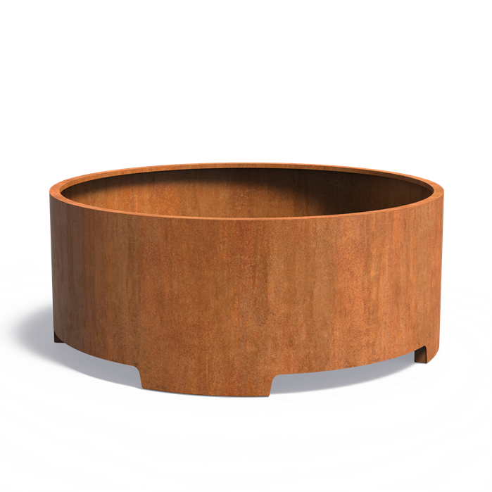 Circum Corten Planter with Feet