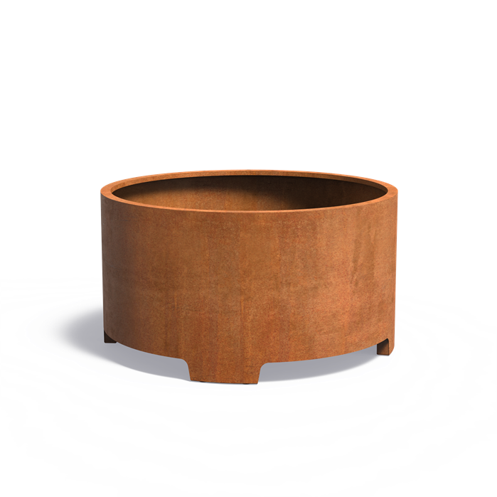 Circum Corten Planter with Feet