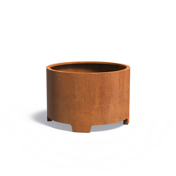Circum Corten Planter with Feet