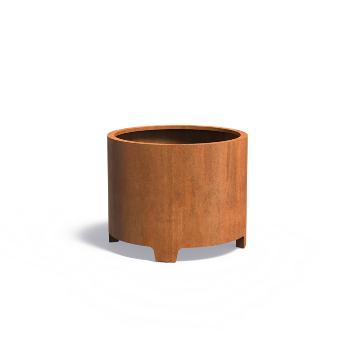 Circum Corten Planter with Feet