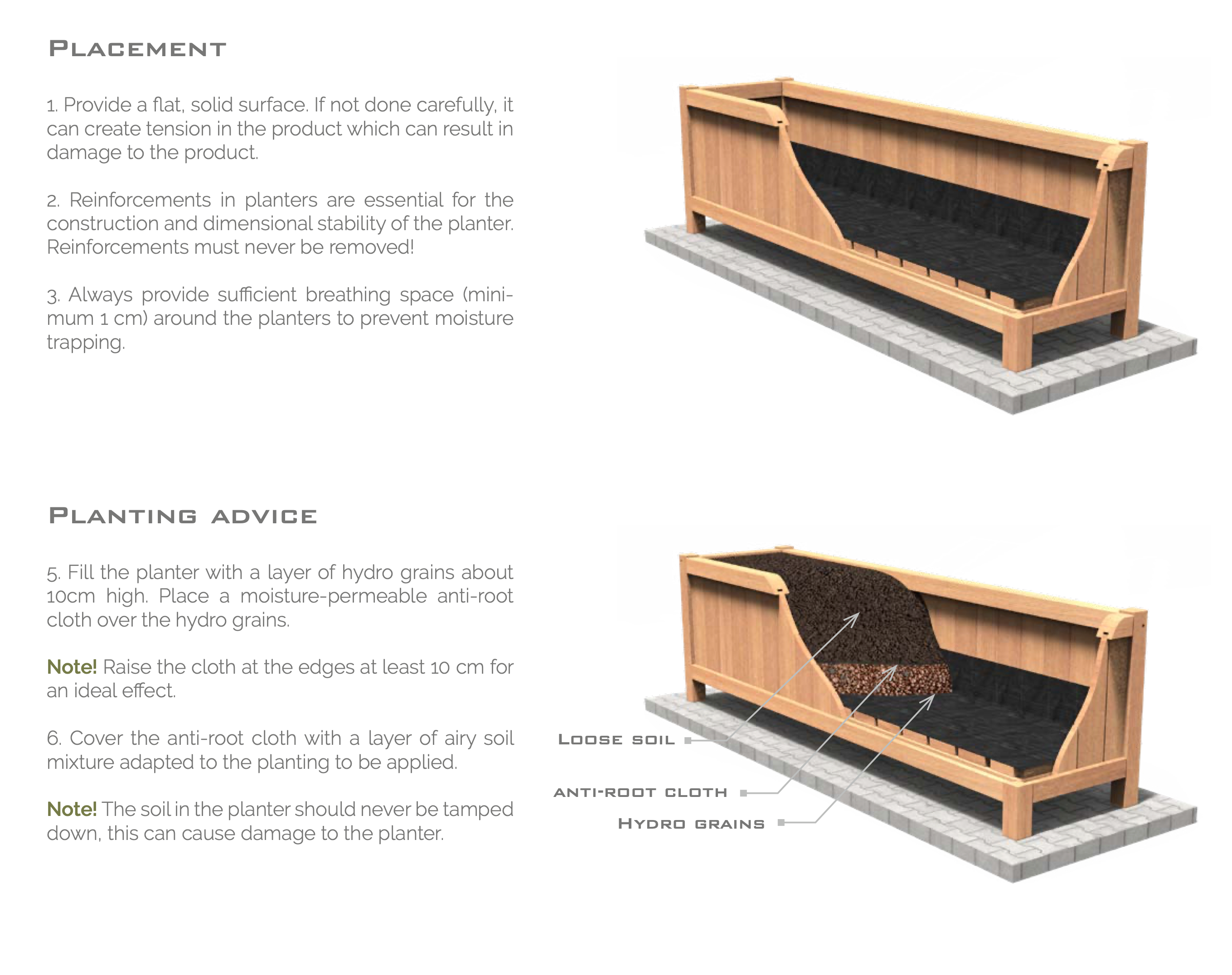 Carrez Hardwood Trough