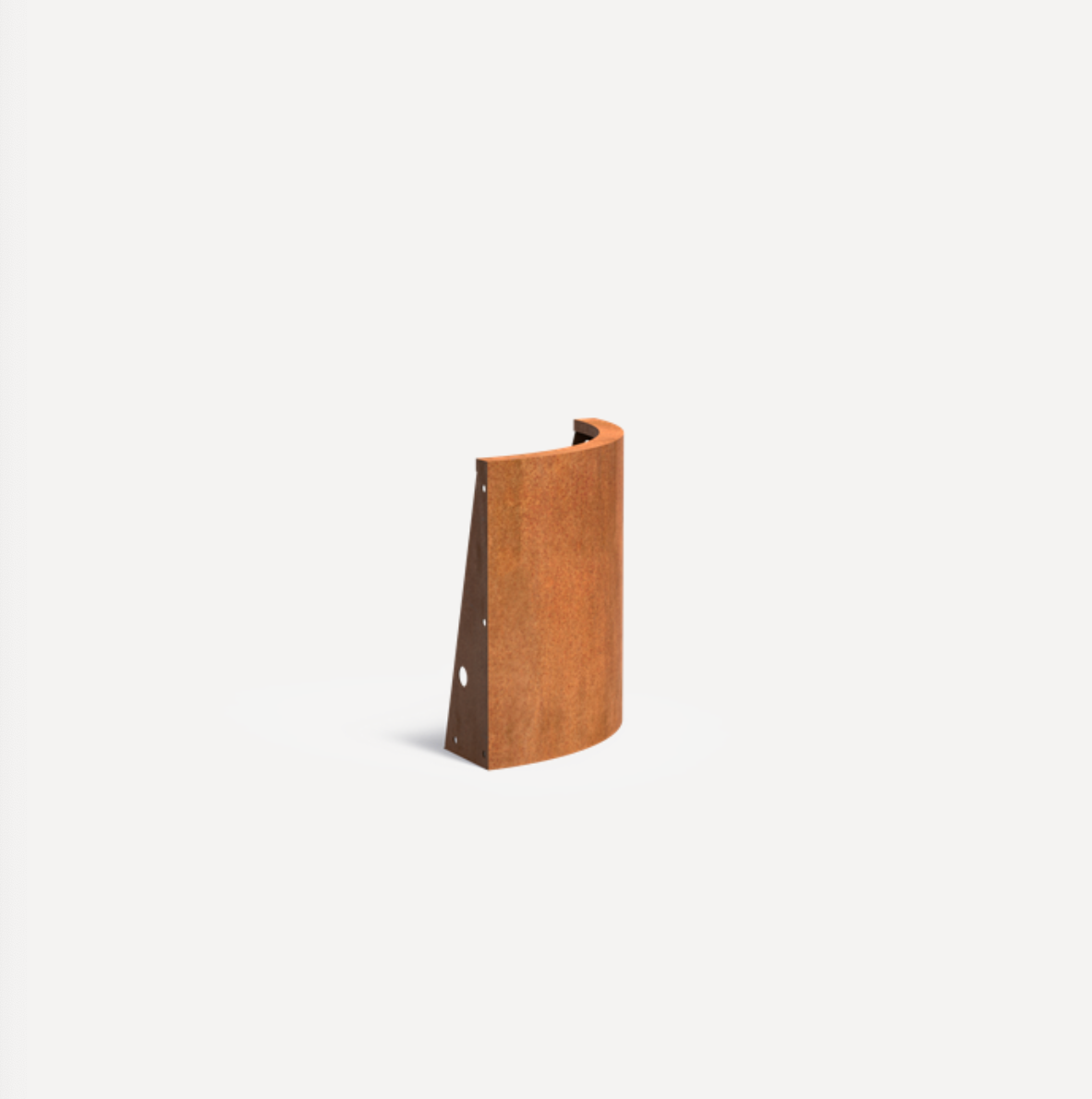 Corten Retaining Wall 600 Curves
