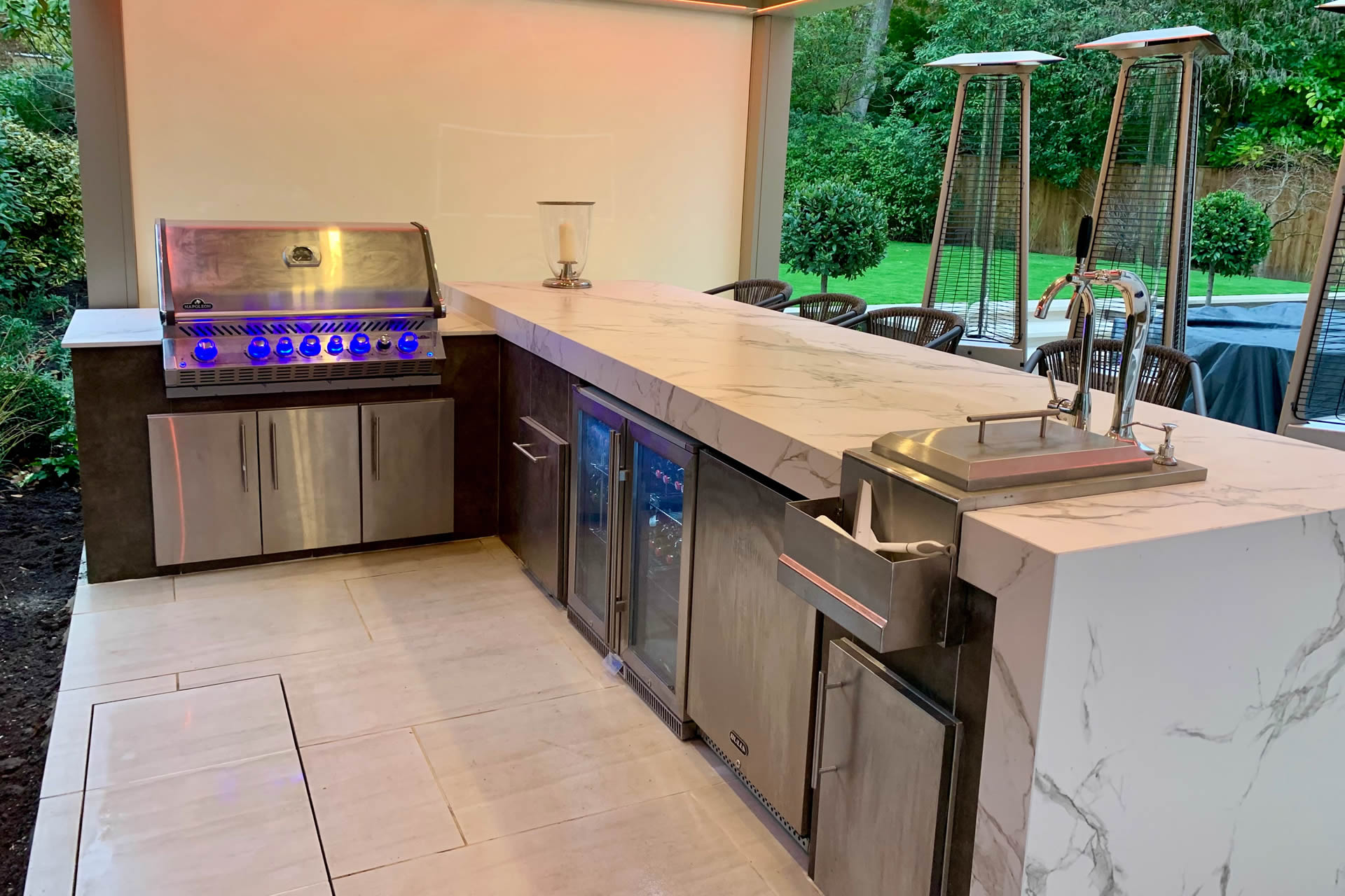 Bespoke outdoor kitchen