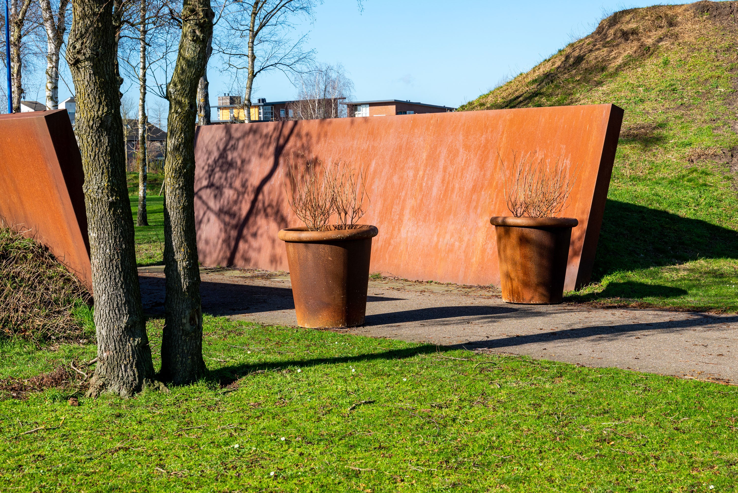 Tube Corten Planter